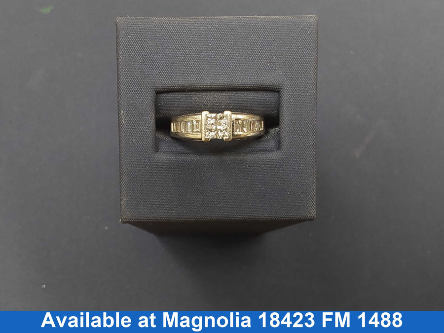 Women's Ring - White Gold 14k (.585) 4.6 grams Size 6.5