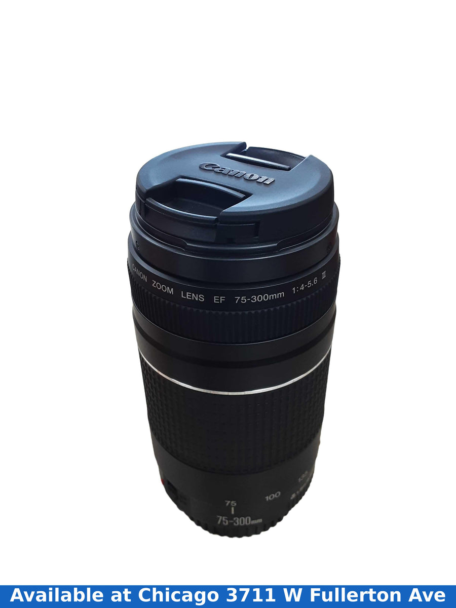 Canon Ef 75-300mm Black Photographic Lens