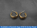 Hoop Earrings - Yellow Gold 14k (.585) 2.2 grams