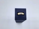 Ring - Wedding Band - Yellow Gold 14k (.585) 5.3 grams Size 13.5