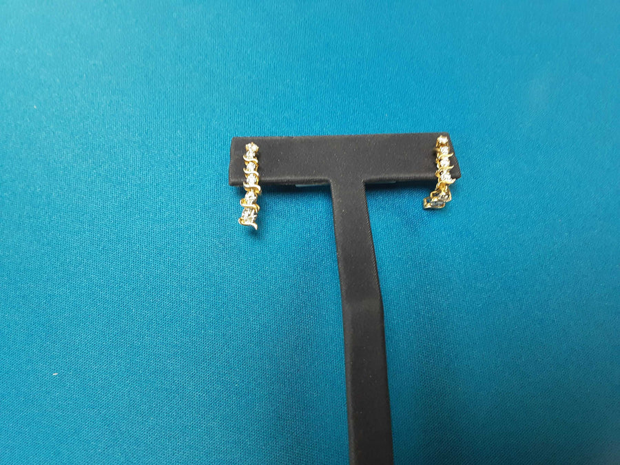 Earrings - Yellow Gold 10k (.417) 1.3 grams