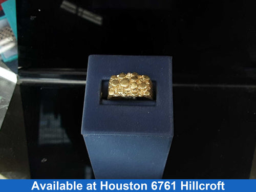Men's Ring - Yellow Gold 14k (.585) 8.1 grams Size 10