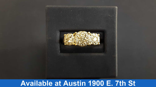 Women's Ring - Yellow Gold 14k (.585) 5.7 grams Size 20