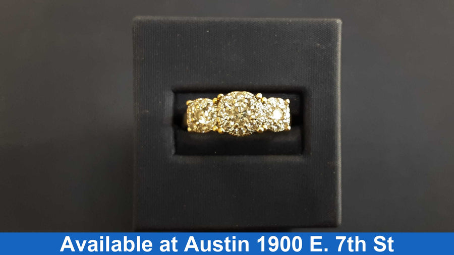 Women's Ring - Yellow Gold 14k (.585) 5.7 grams Size 20