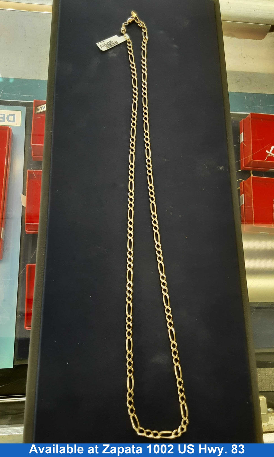 Figaro Chain - Yellow Gold 10k (.417) 18.6 grams 6 inch