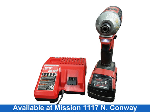 Milwaukee Red Cordless Impact Drill
