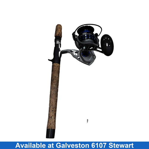 All Star Select Series Gray Fishing Rod & Reel Combo