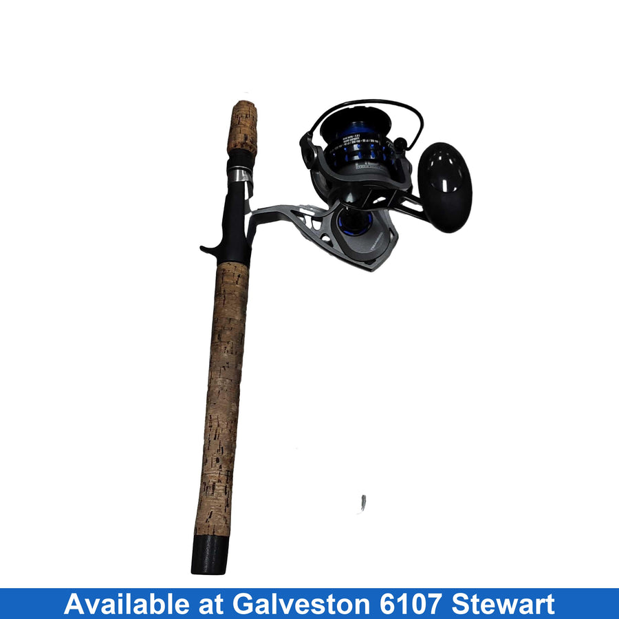 All Star Select Series Gray Fishing Rod & Reel Combo