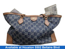 Gucci Ophidia Medium Tote Bag Blue Purse / Handbag