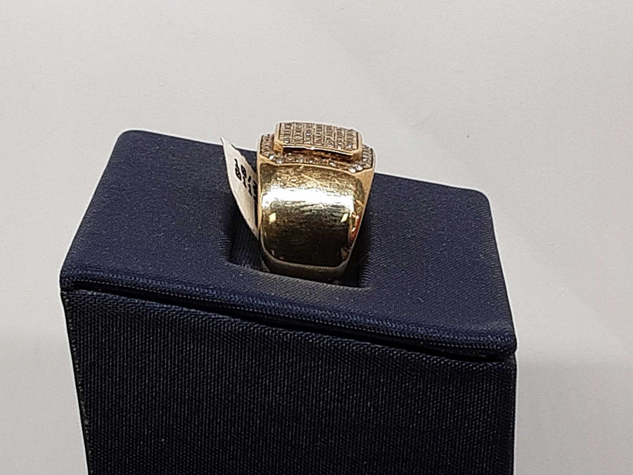 Men's Ring - Yellow Gold 10k (.417) 4.5 grams Size 20