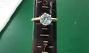 Women's Ring - Solitaire - Yellow Gold 10k (.417) 2.3 grams Size 5.5