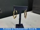 Bangle Earrings - Yellow Gold 10k (.417) 4.6 grams