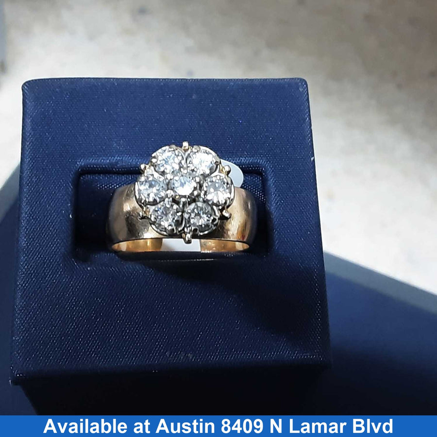 Women's Ring - Yellow Gold 14k (.585) 8.9 grams Size 9