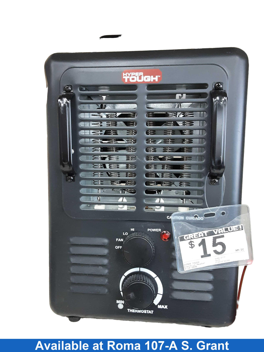 Hyper Tough Shag-g11f Black Space / Room Heater