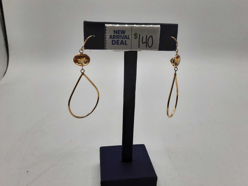 Bangle Earring Yellow Gold 10k (.417) 2.4 grams