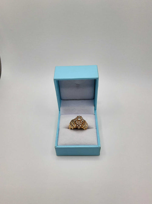 Women's Ring - Yellow Gold 14k (.585) 7.1 grams Size 5