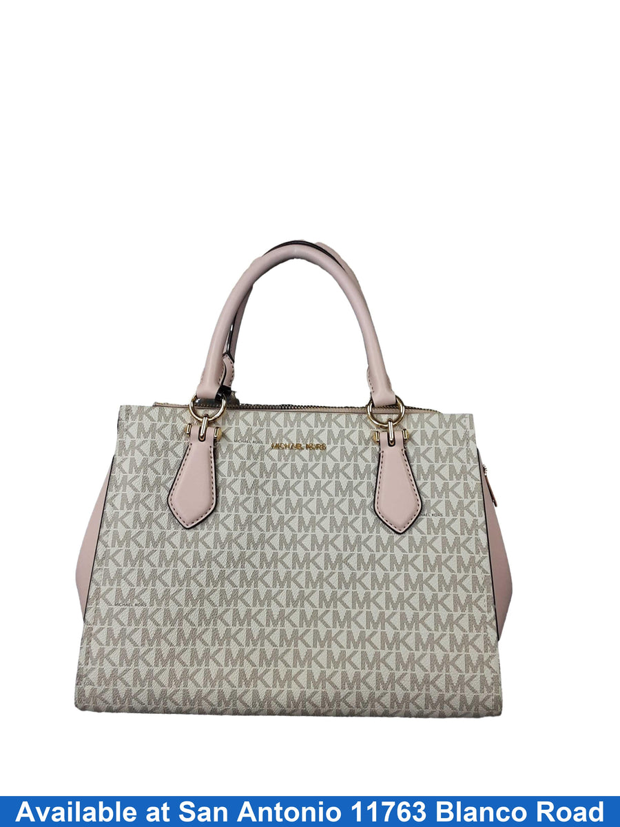 Michael Kors Ba-2504 White Purse / Handbag