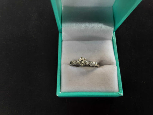 Ring - Engagement Set - White Gold 14k (.585) 2.9 grams Size 9