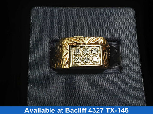 Women's Ring - Yellow Gold 14k (.585) 9.6 grams Size 10