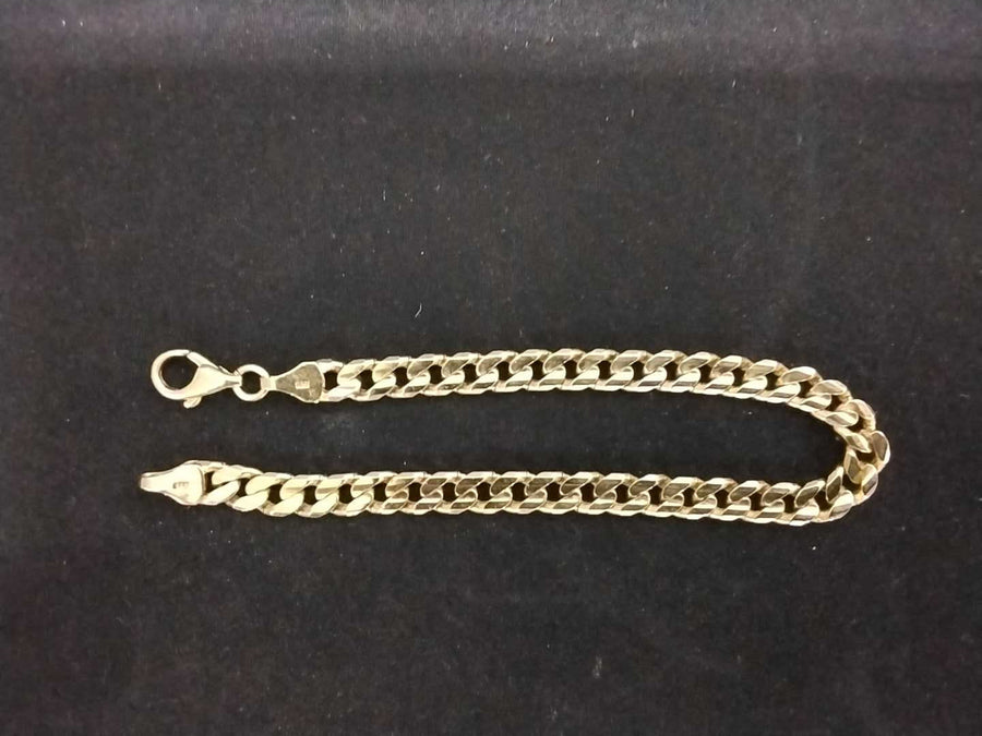 Cuban Link Bracelet - Yellow Gold 14k (.585) 17.5 grams 6 inch
