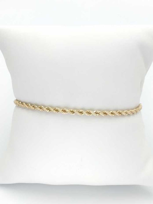 Rope Bracelet - Yellow Gold 10k (.417) 6.2 grams 9 inch