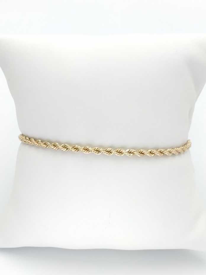 Rope Bracelet - Yellow Gold 10k (.417) 6.2 grams 9 inch