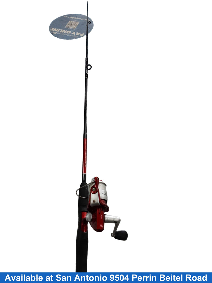 Shakespears Red Fishing Rod & Reel Combo
