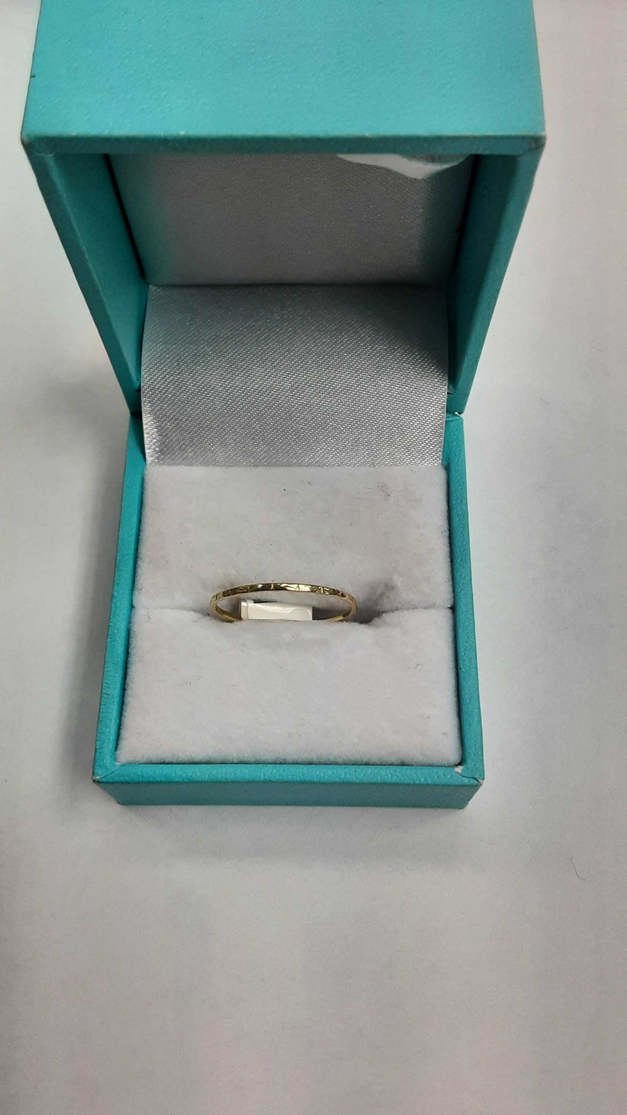 Ring - Wedding Band - Yellow Gold 10k (.417) 0.4 grams Size 6.5