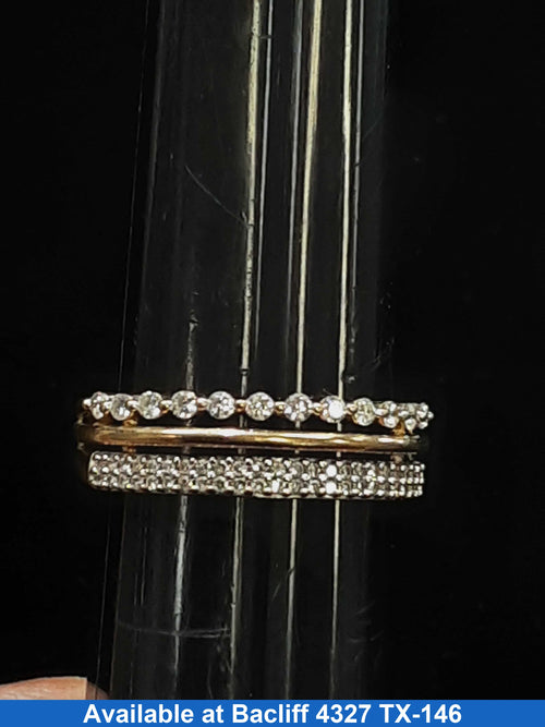 Women's Ring - Yellow Gold 10k (.417) 2.6 grams Size 7