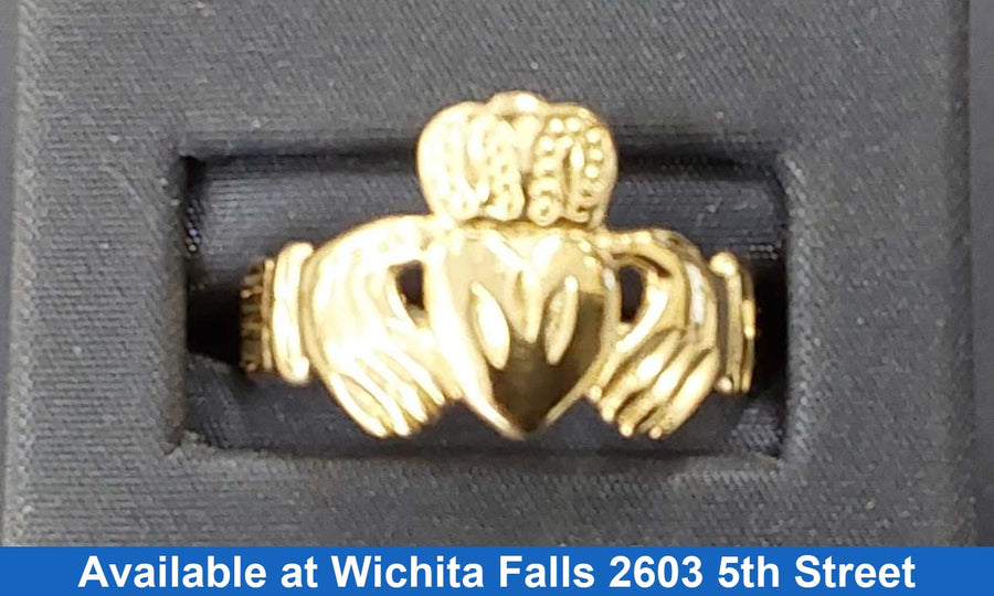 Women's Ring - Yellow Gold 14k (.585) 4.6 grams Size 11