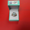 Ring - Engagement Set - White Gold 18k (.750) 11.4 grams Size 10