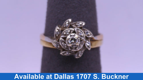 Women's Ring - Yellow Gold 14k (.585) 5.5 grams Size 9