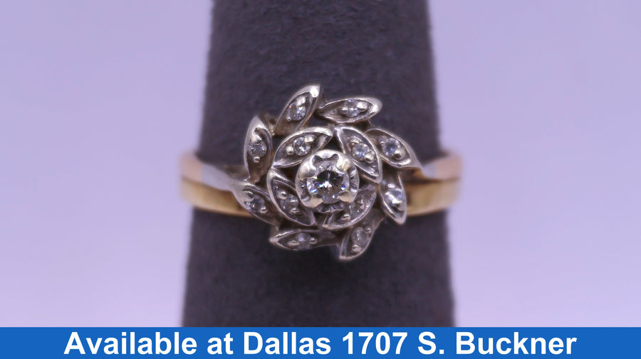 Women's Ring - Yellow Gold 14k (.585) 5.5 grams Size 9