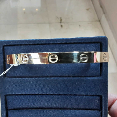 Bangle Bracelet - White Gold 14k (.585) 27.7 grams 6 inch