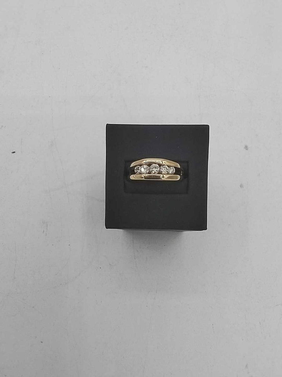 Ring - Wedding Band - Yellow Gold 14k (.585) 7.8 grams Size 20