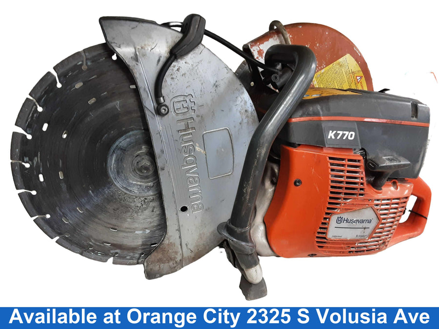 Husqvarna K770 Orange Gas Concrete Saw