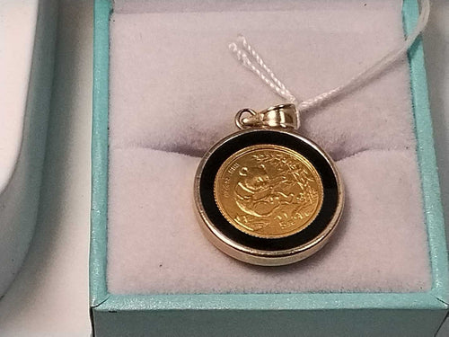 Coin Pendant - Yellow Gold 24k (.999) 3.6 grams