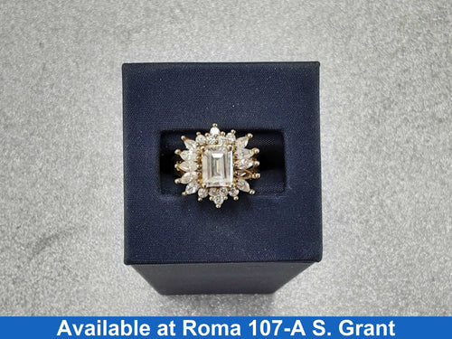 Women's Ring - Yellow Gold 10k (.417) 6.4 grams Size 5