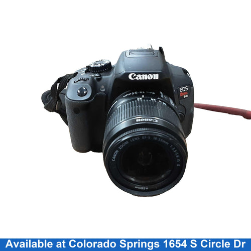 Canon Eos Rebel T4i Black Digital SLR Camera