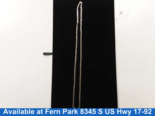 Cuban Link Chain - Yellow Gold 10k (.417) 8.3 grams 26 inch