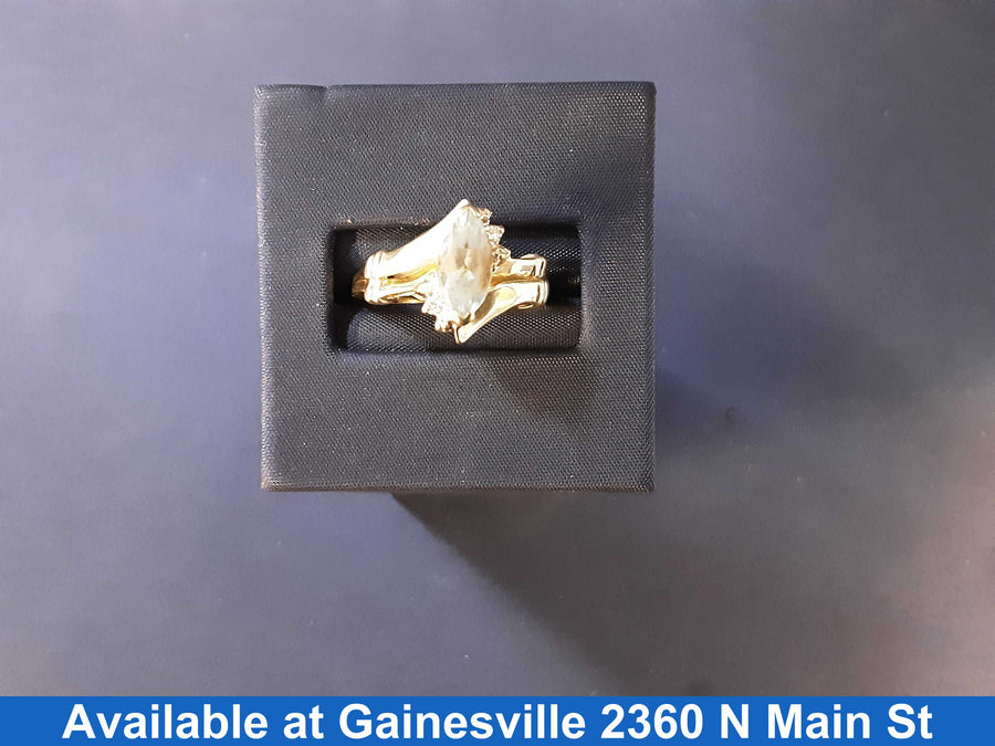 Women's Ring - Yellow Gold 14k (.585) 3.3 grams Size 8.5