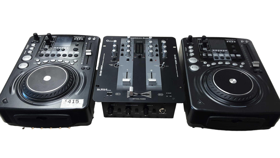 American Audio 300 Mp3 Black DJ Turntable