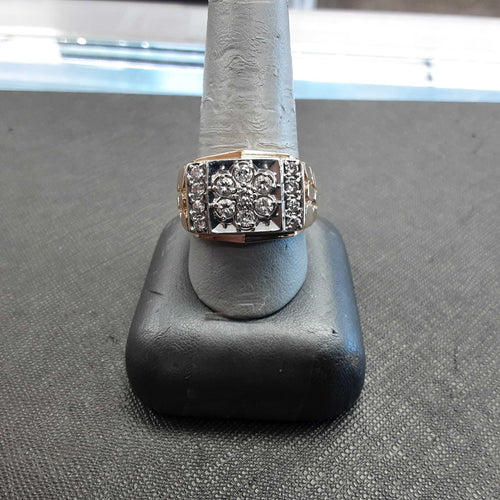 Men's Ring - Yellow Gold 14k (.585) 12.2 grams Size 10.5