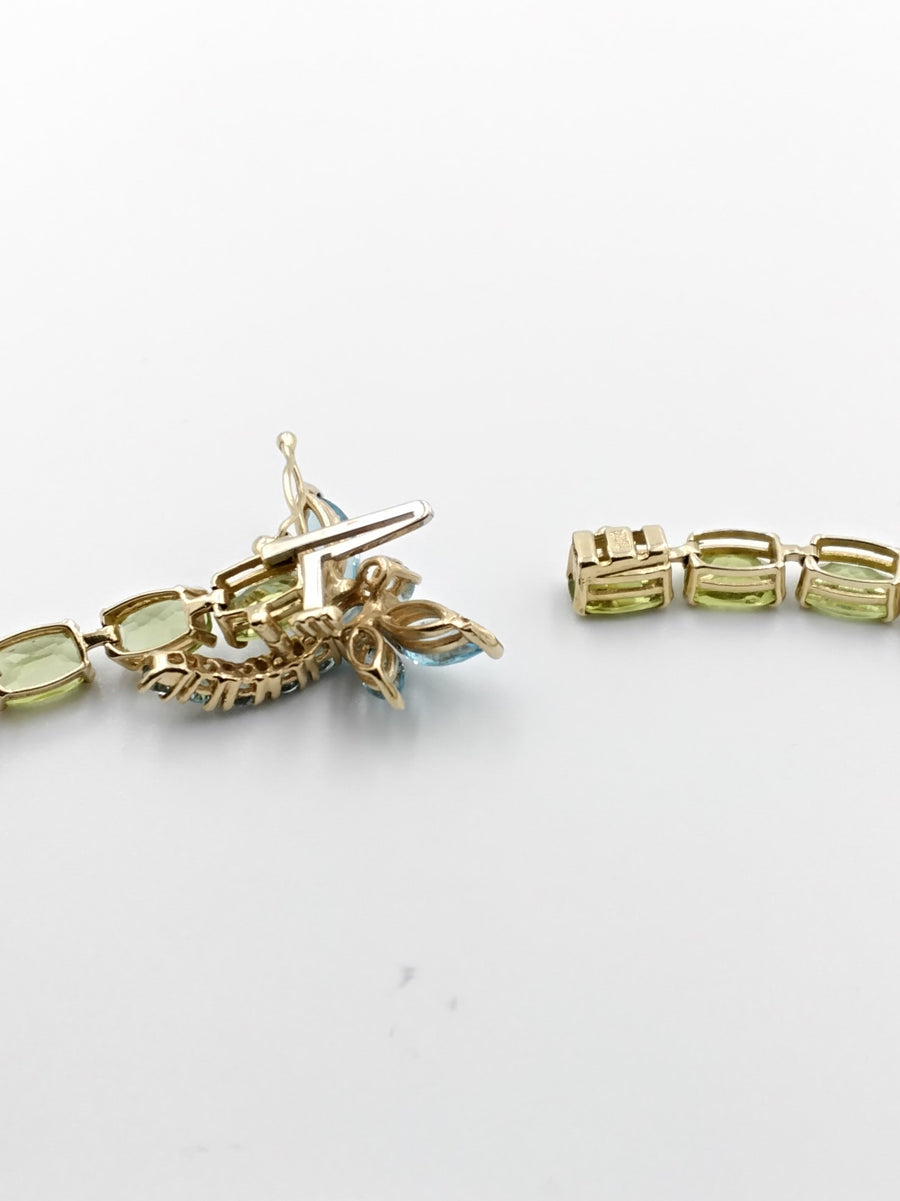 Tennis Bracelet - Yellow Gold 14k (.585) 10.6 grams 7 inch