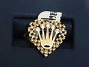 Women's Ring - Yellow Gold 10k (.417) 2.4 grams Size 7