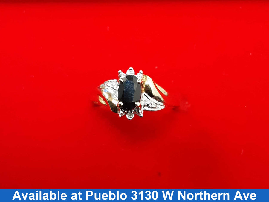 Women's Ring - Yellow Gold 10k (.417) 2.1 grams Size 6.5