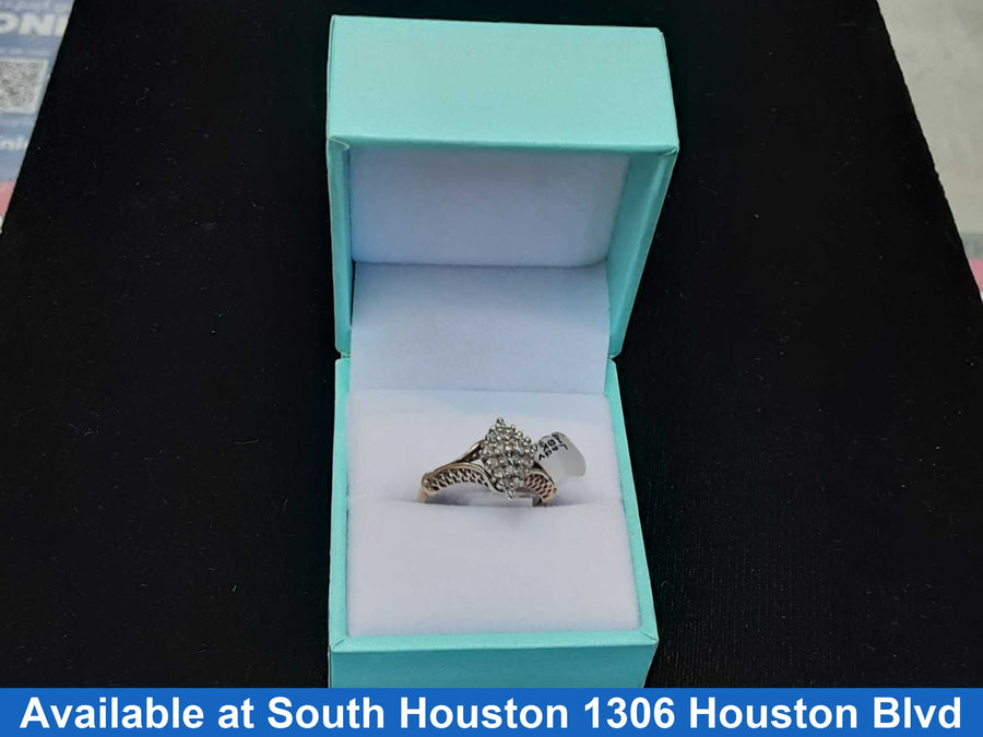 Women's Ring - Yellow Gold 10k (.417) 2.8 grams Size 7
