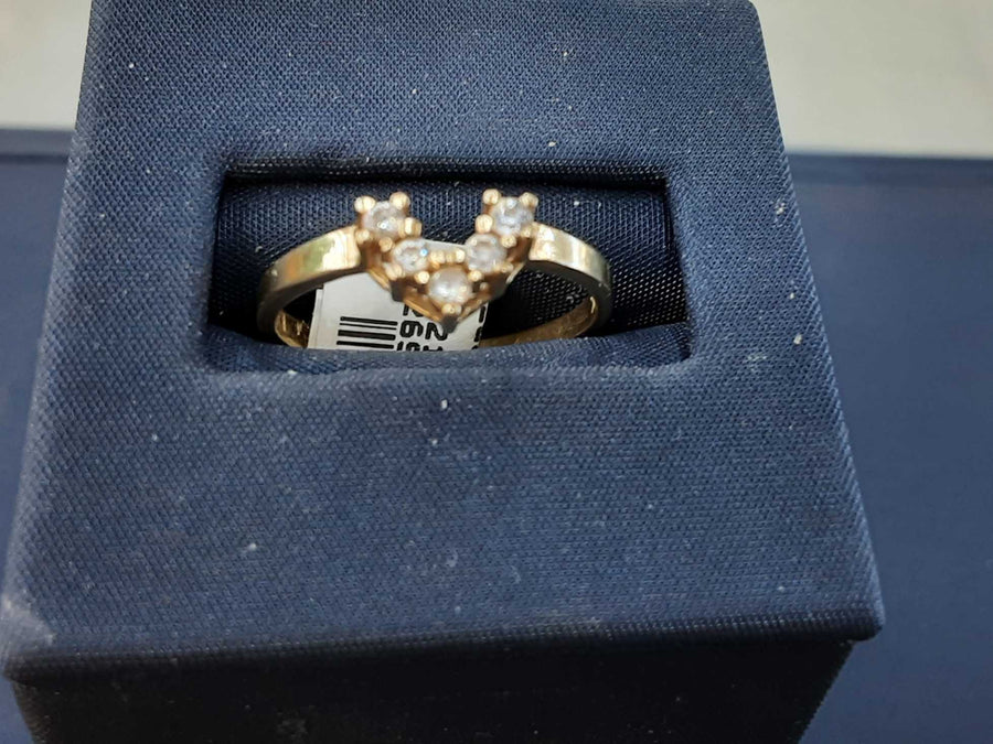 Women's Ring - Yellow Gold 14k (.585) 1.8 grams Size 7