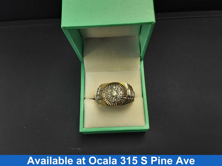 Men's Ring - Yellow Gold 14k (.585) 14.8 grams Size 10