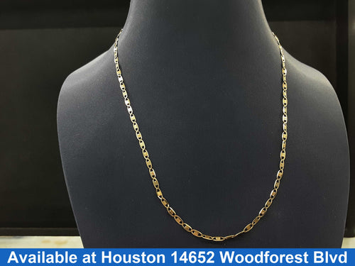 Gucci Chain - Tricolor Gold 10k (.417) 2.1 grams 18 inch